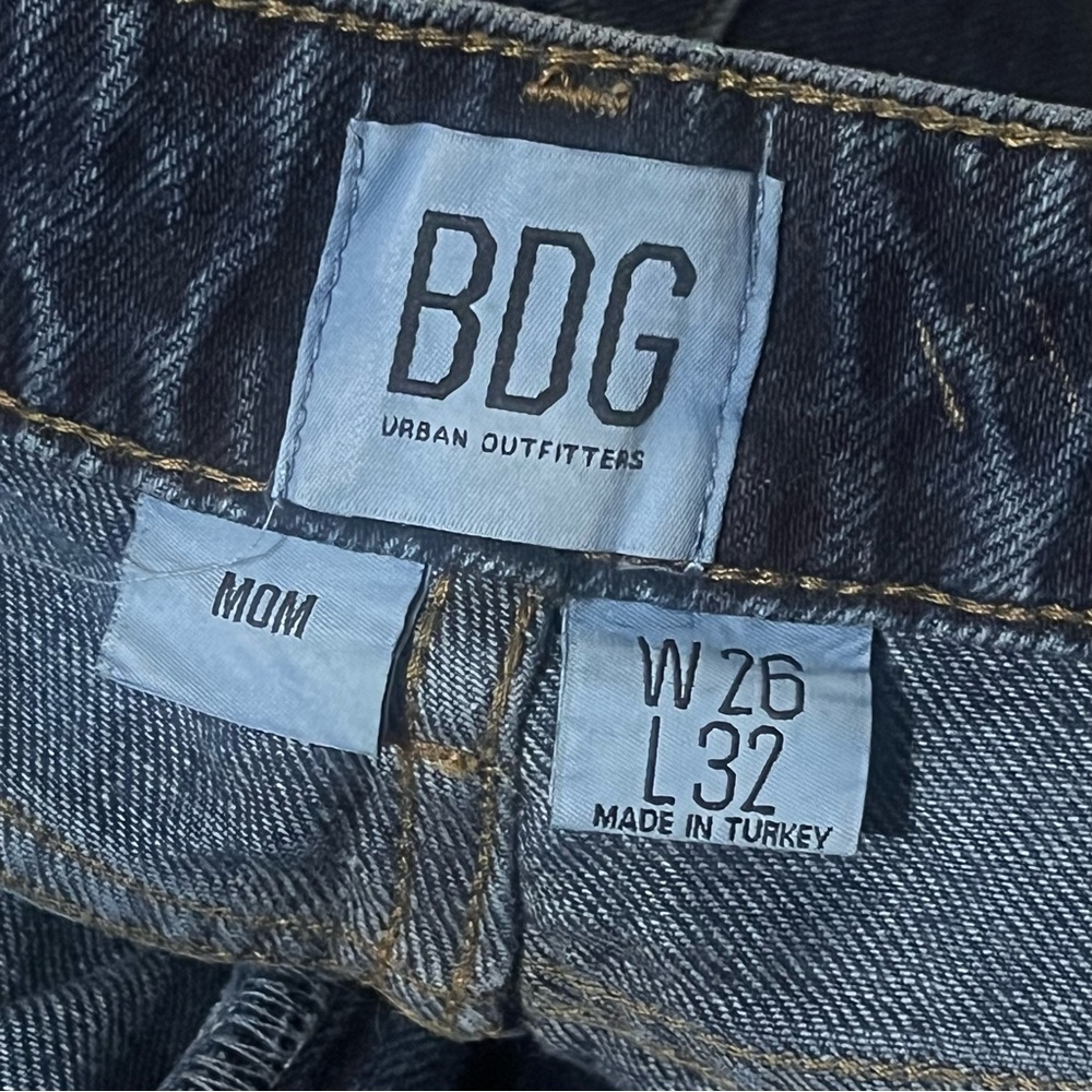 Urban Outfitters BDG Mom Jeans Dark Wash Size 26 - Picture 9 of 13